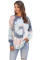Multicolor Ombre Tie Dye Loose Leisure Sweatshirt