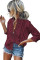 Red Sweet Mary Crochet Lace Top