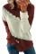Red Color Block Sweatshirt