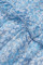 Sky Blue Saint Helena Printed Ruffle Blouse
