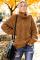 Yellow Chunky Turtleneck Sweater