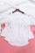 White Crochet Lace Button Top