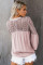 Pink The Du Jour Crochet Blouse