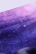 Purple Galaxy Print Booty Yoga Shorts