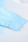 Blue Colorblock The Sun Cotton Blend Tie Dye Hoodie