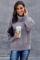Gray Chunky Turtleneck Sweater