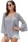 Gray The Du Jour Crochet Blouse