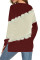 Red Color Block Sweatshirt