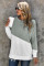 Patchwork Dropped Shoulder Sleeve Sweatshirt
