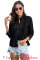 Black Sweet Mary Crochet Lace Top