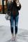 Black Cuddle Weather Cable Knit Handmade Turtleneck Sweater