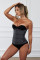 Black 5 Steel Bones Neoprene Belt Waist Trainer with Hook