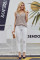 Apricot Spaghetti Strap Buttoned Tank Top