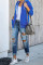 Blue Zip-up Hoodie Jacket