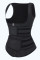 Black Latex Underbust Sport Girdle Waist Trainer