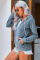 Sky Blue Zip-up Hoodie Jacket