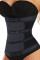 Black 5 Steel Bones Neoprene Belt Waist Trainer with Hook
