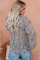Saint Helena Printed Ruffle Blouse