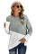Patchwork Dropped Shoulder Sleeve Sweatshirt