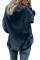 Navy Warm Furry Pullover Hoodie