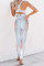 Tie-dye Print Sport Bra Pants Set