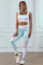 Multicolor Tie Dye Print Yoga Sets