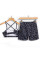 Charcoal Leopard Print Sports Bra Shorts Set