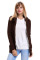 Brown Long Sleeve Button-up Hooded Cardigans