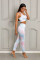Tie-dye Print Sport Bra Pants Set
