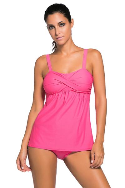 Rosy 2pcs Swing Tankini Swimsuit