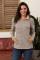 Khaki Quarter Zip Pullover Sweatshirt