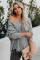 Gray Tainted Love Cotton Distressed Sweater