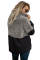 Gray Taupe Zip Neck Oversize Fluffy Fleece Pullover