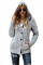 Dark Gray Long Sleeve Button-up Hooded Cardigans