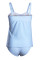Light Blue 2pcs Swing Tankini Swimsuit