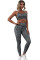 Gray Printed Bra Leggings Set