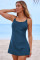 Aleumdr One Piece Swimsuits Women Swim Dress Skirted Tummy Control Bathing Suit Modest Swimwear with Pockets