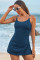 Aleumdr One Piece Swimsuits Women Swim Dress Skirted Tummy Control Bathing Suit Modest Swimwear with Pockets