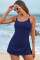 Aleumdr One Piece Swimsuits Women Swim Dress Skirted Tummy Control Bathing Suit Modest Swimwear with Pockets