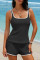 Aleumdr Tankini Swimsuits for Women Tummy Control Bathing Suits Sporty Two Piece High Waisted Swimwear with Shorts
