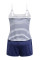 Aleumdr Tankini Swimsuits for Women Tummy Control Bathing Suits Sporty Two Piece High Waisted Swimwear with Shorts