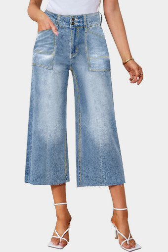 Iceland Blue Cropped  jeans  pants