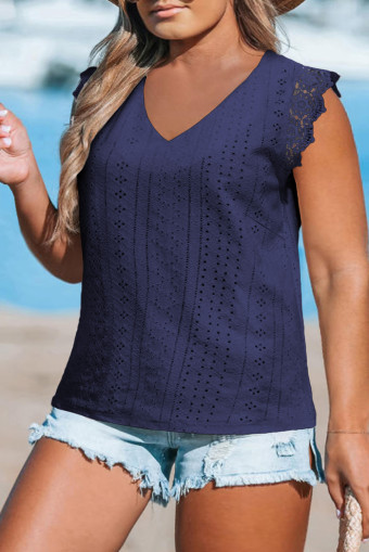 Prussian Blue Plus size Soft Heat Top