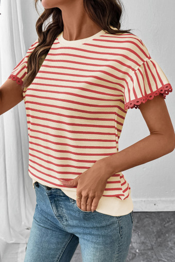 Gold Flame Style in Line Top