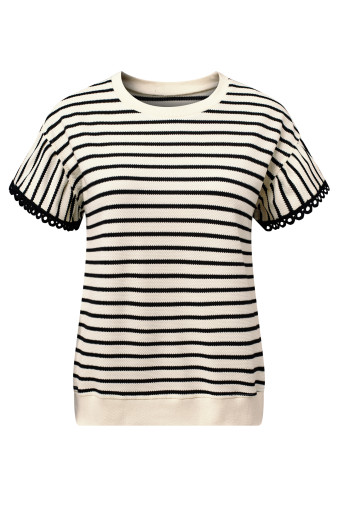 White Style in Line Top