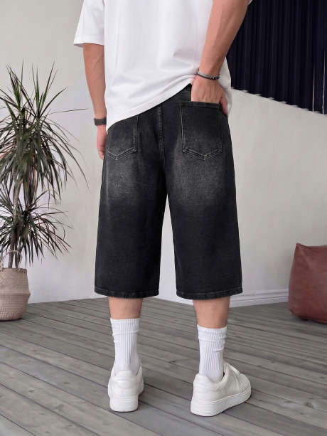 Dark Grey jeans shorts