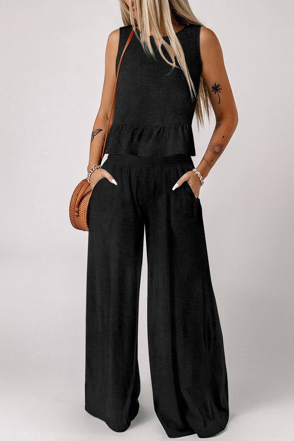 Black Pants Sets