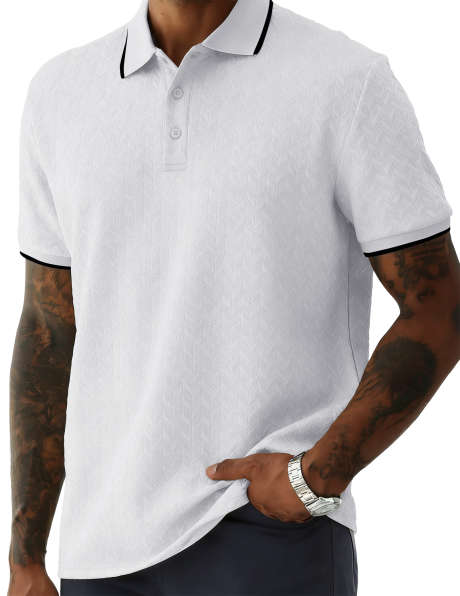 White men polo
