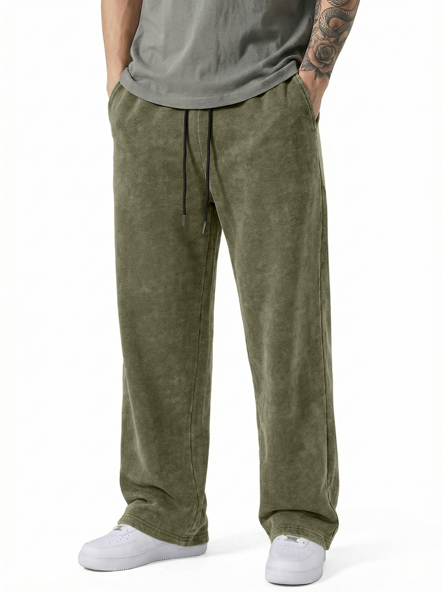 Jungle Green  Baggy Sweats