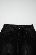 Black women\'s denim skirts